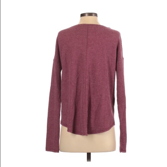 Mudd | Long Sleeve Top V Neck Martin Pink - Picture 2 of 8